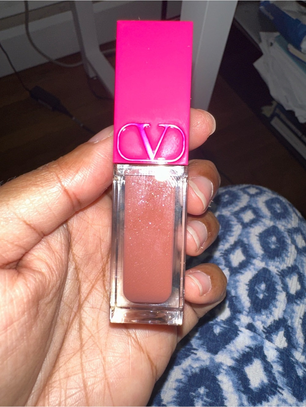 Valentino Beauty Matte Liquid Lipstick - Pink Cap, Nude Mauve Shade no box